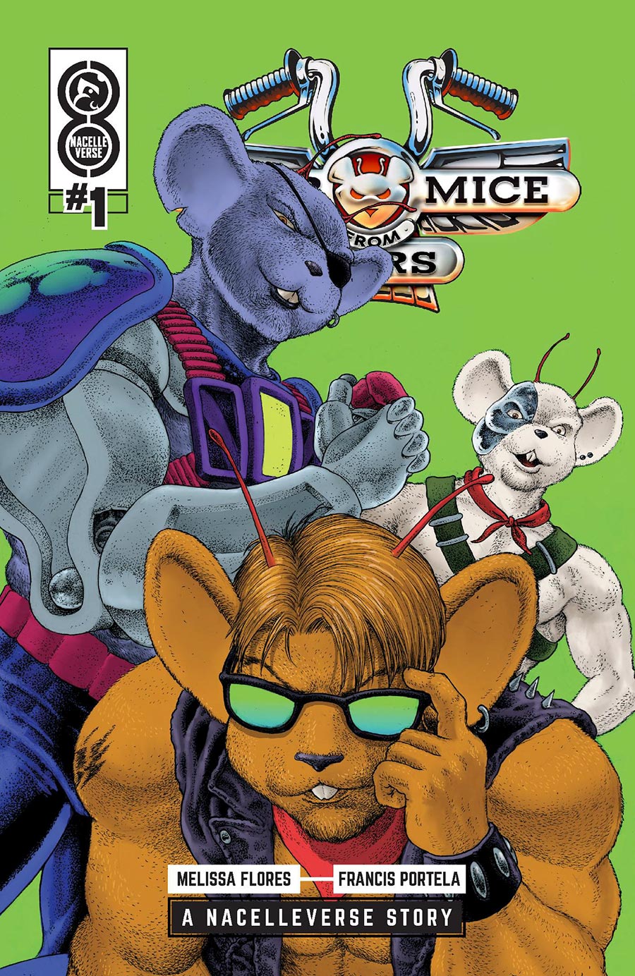 Biker Mice From Mars Vol 2 #1 Cover F Incentive Ramon Villalobos Variant Cover