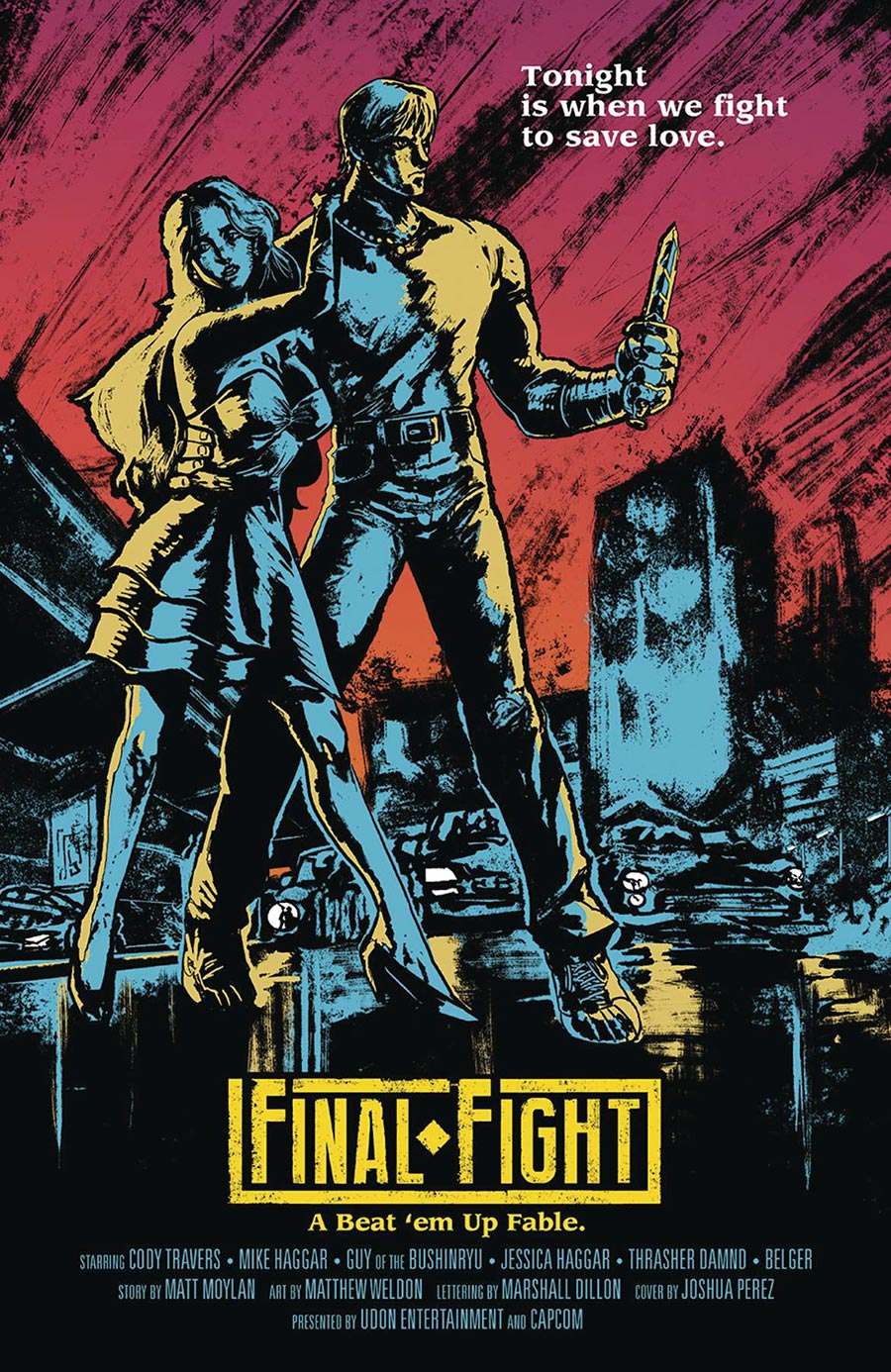 Final Fight #1 Cover E Incentive Josh Perez Homage Variant Cover