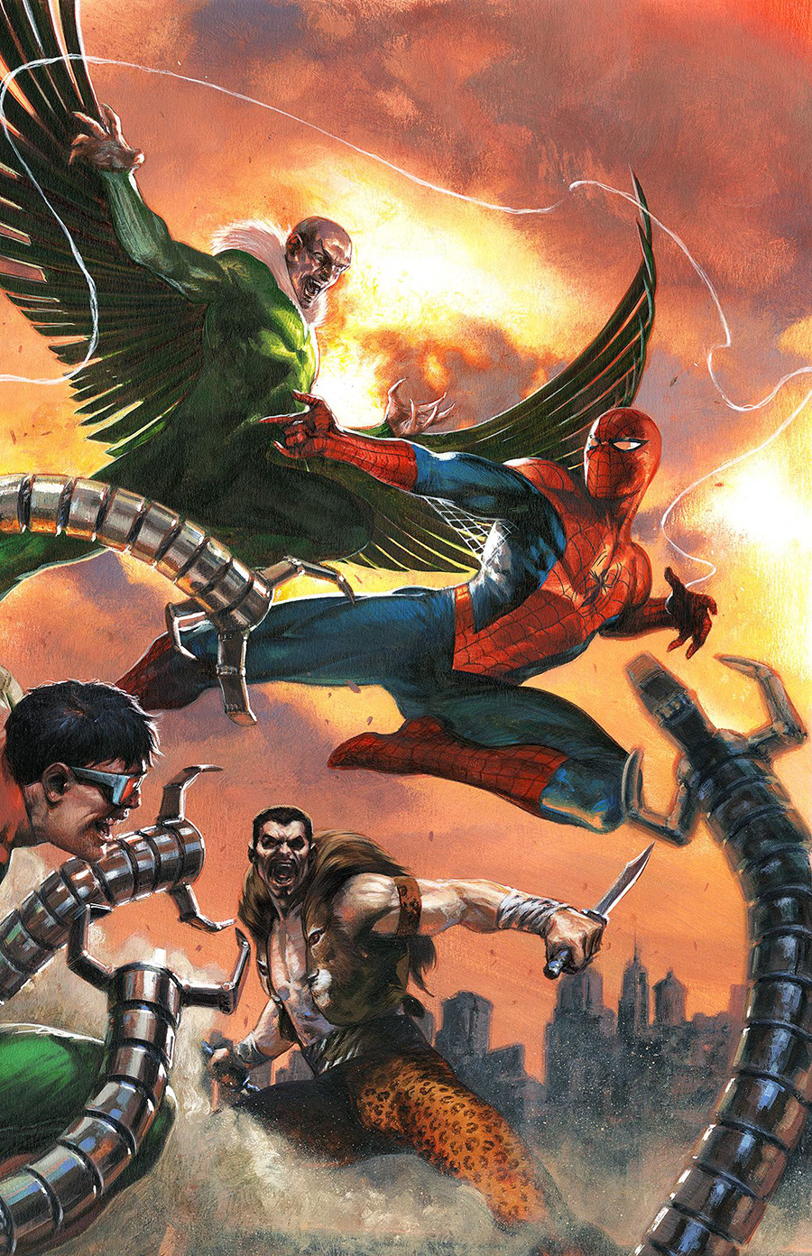 Amazing Spider-Man Vol 6 #54 Cover F Incentive Gabriele Dell Otto Connecting Virgin Cover