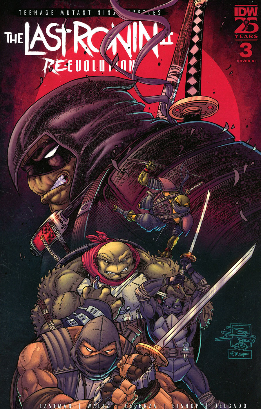 Teenage Mutant Ninja Turtles The Last Ronin II Re-Evolution #3 Cover E Incentive Joe Prado Variant Cover