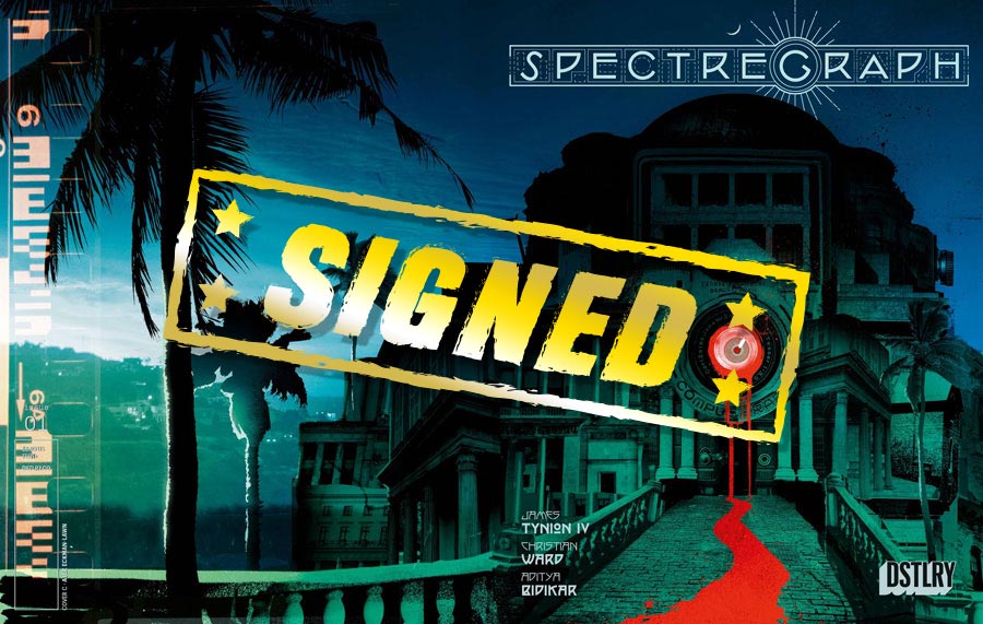 Spectregraph #1 Cover J Incentive Alex Eckman-Lawn Wraparound Variant Cover Signed By James Tynion IV