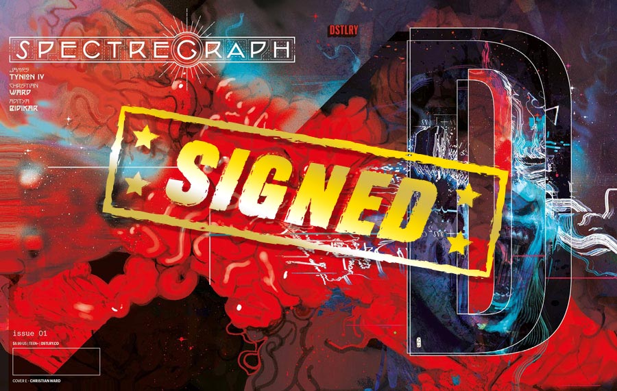 Spectregraph #1 Cover L Incentive Christian Ward Wraparound Variant Cover Signed By James Tynion IV
