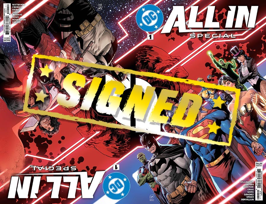 DC All In Special #1 (One Shot) Cover J Regular Daniel Sampere Wraparound Cover Signed By Scott Snyder