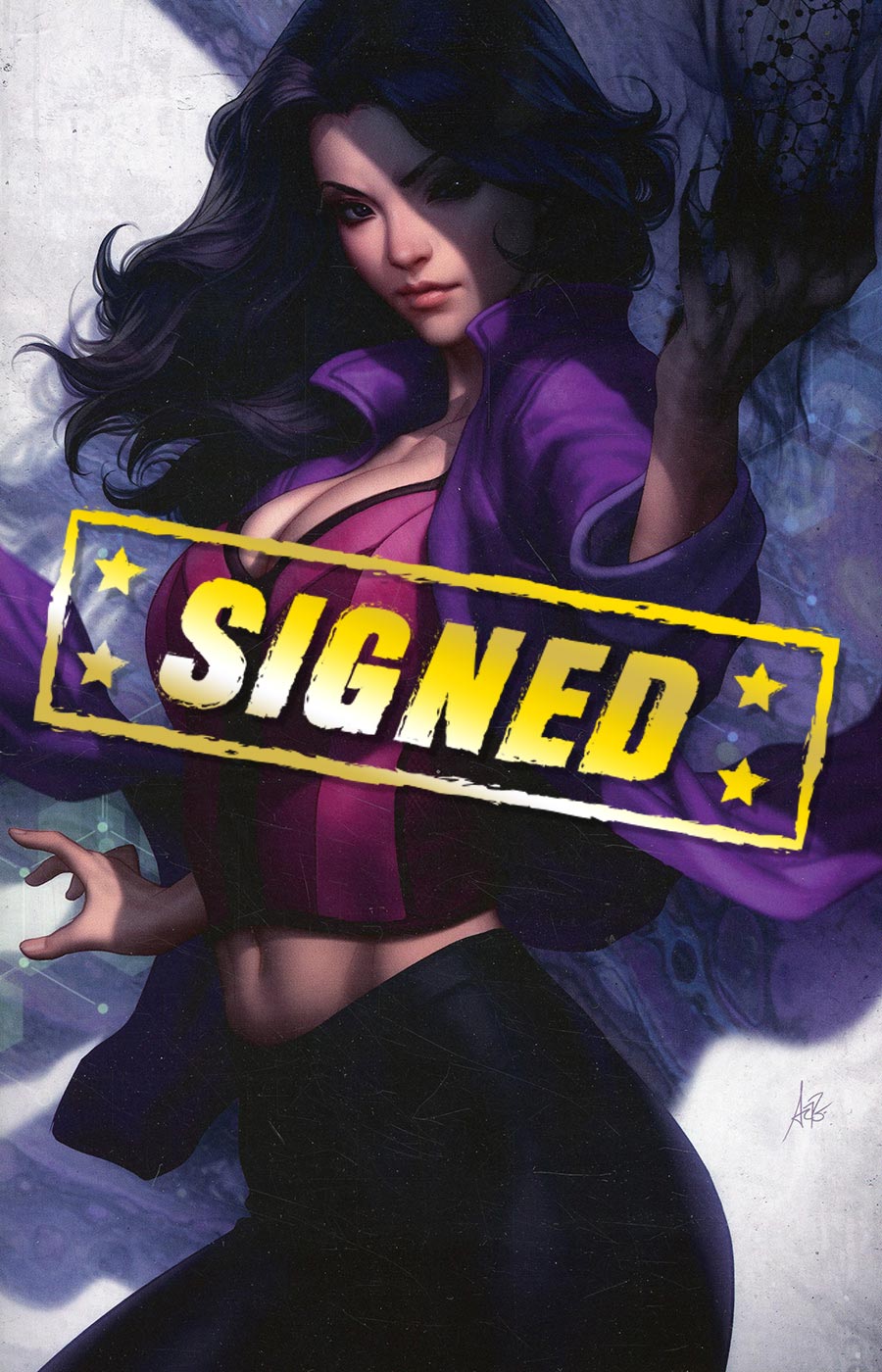 Addiction Death Of Your Life #1 Cover I Incentive Stanley Artgerm Lau Variant Cover Signed By Vincent Zurzolo & David Quinn