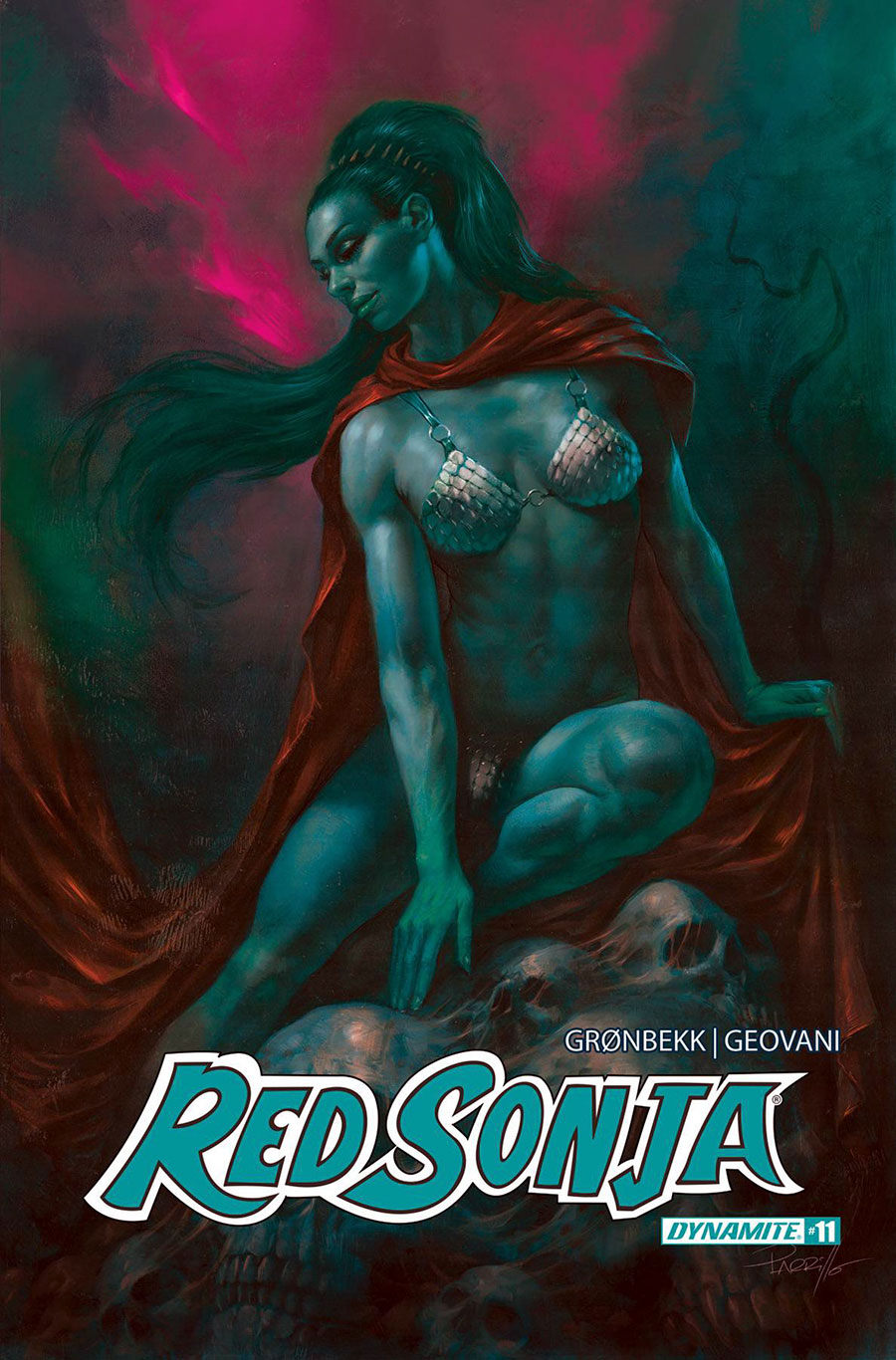 Red Sonja Vol 10 #11 Cover M Variant Lucio Parrillo Ultraviolet Cover