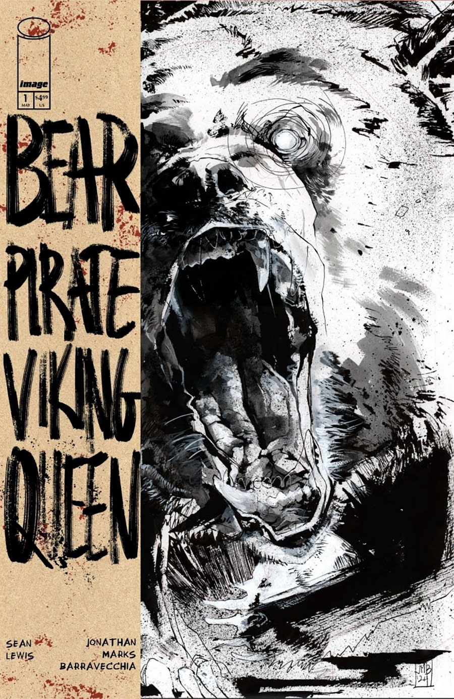 Bear Pirate Viking Queen #1 Cover B 2nd Ptg