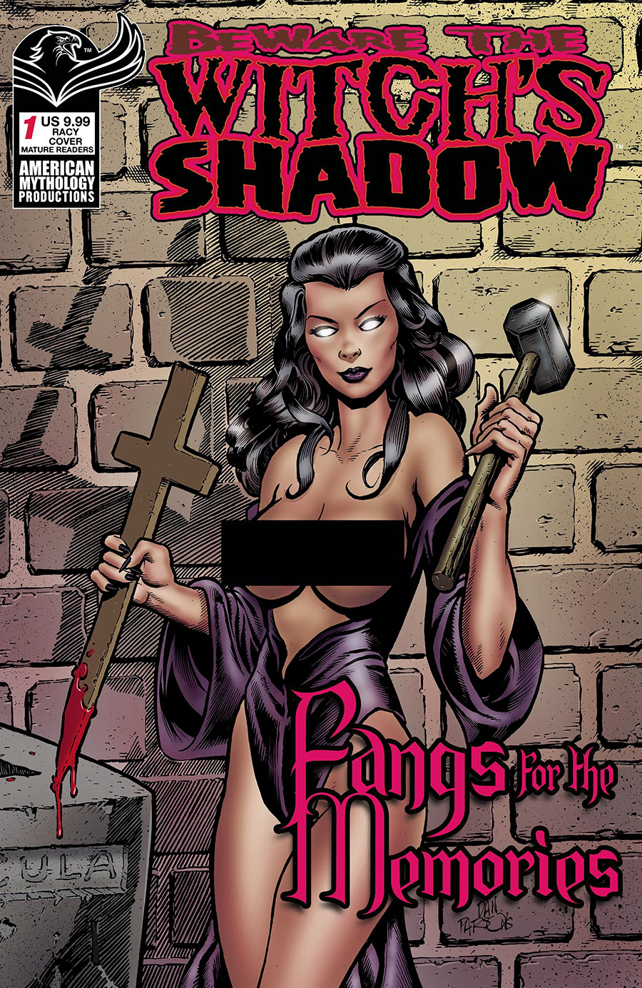 Beware The Witchs Shadow Fangs For The Memories #1 Cover D Variant Dan Parsons Racy Cover