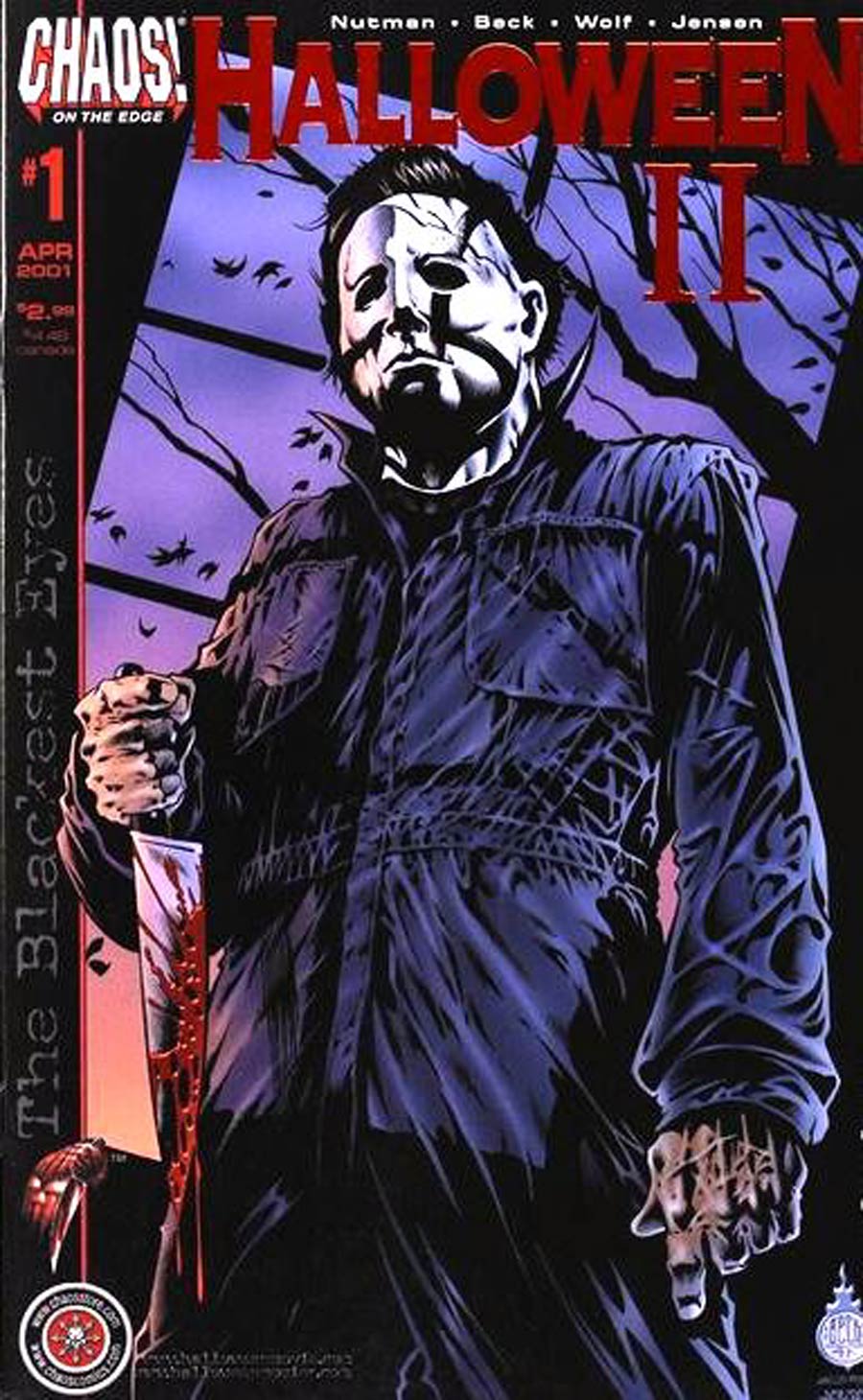 Halloween II The Blackest Eyes (One Shot) #1 Cover C DF Red Foil Variant With Certificate