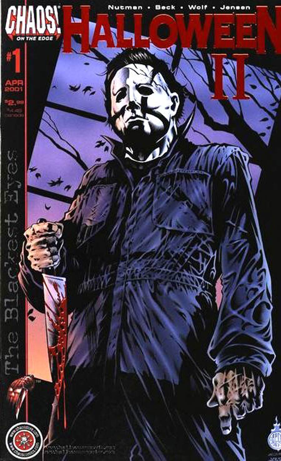 Halloween II The Blackest Eyes (One Shot) #1 Cover D DF Red Foil Variant Without Certificate