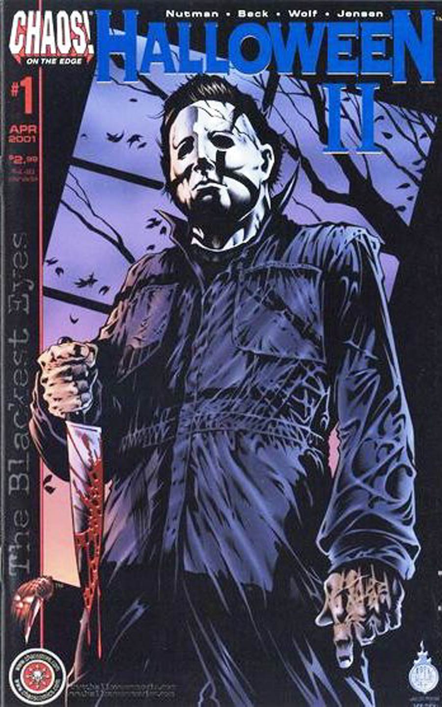 Halloween II The Blackest Eyes (One Shot) #1 Cover F DF Blue Foil Variant Without Certificate