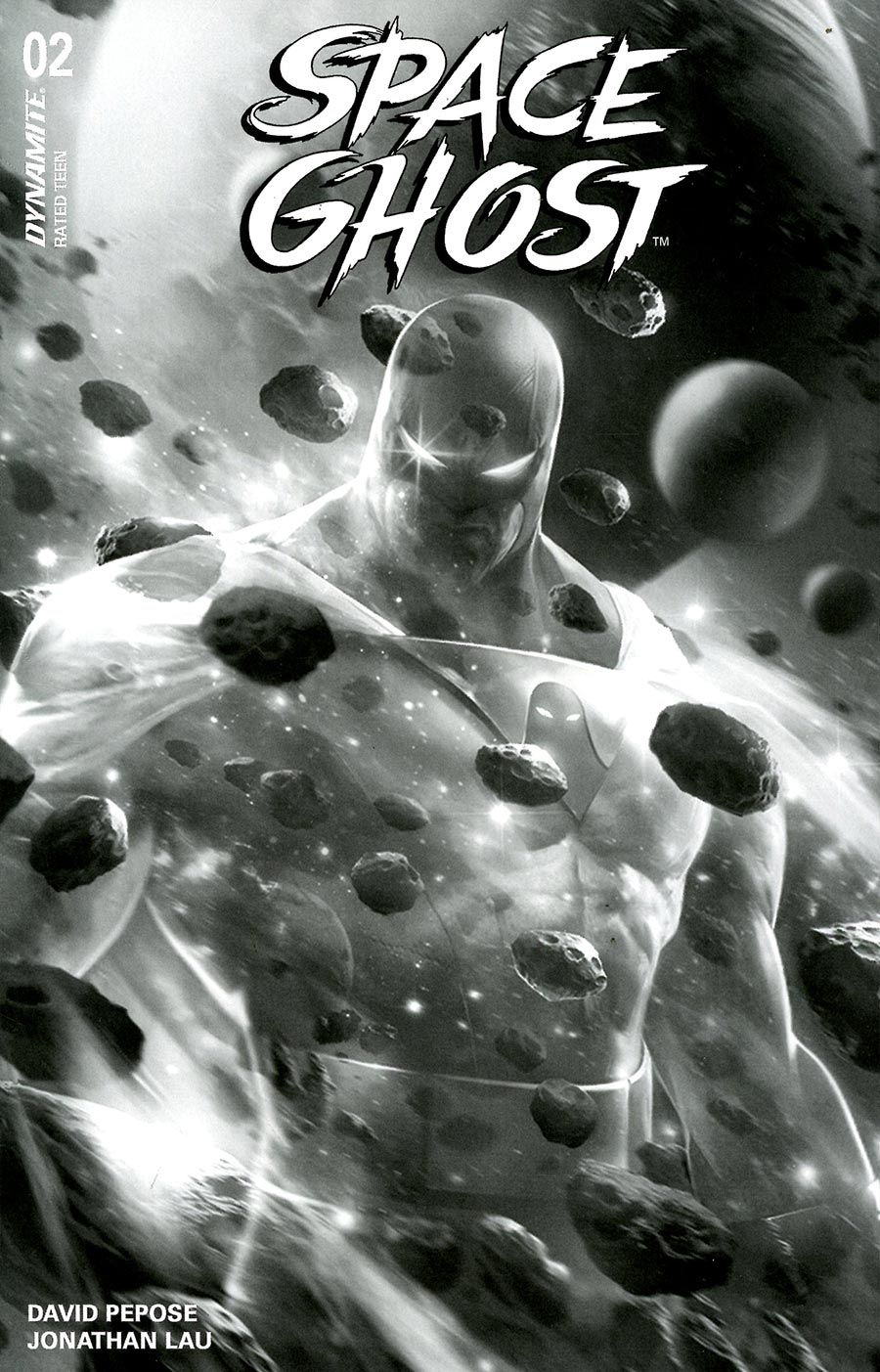 Space Ghost Vol 4 #2 Cover W Incentive Francesco Mattina Black & White Cover