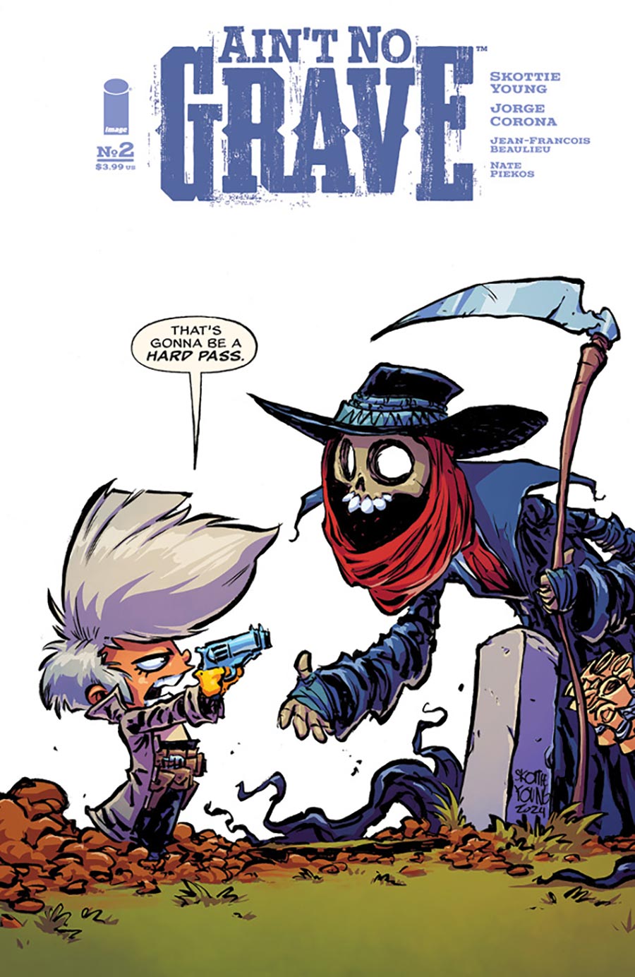 Aint No Grave #2 Cover B Incentive Skottie Young Variant Cover