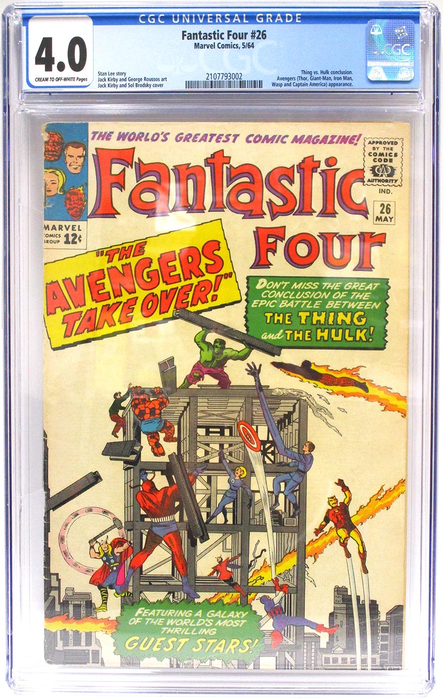 Fantastic Four #26 Cover B CGC 4.0