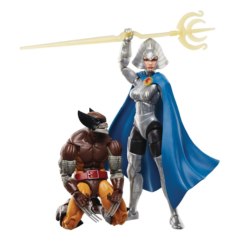 Marvel Legends Wolverine 50th Anniversary Wolverine & Lilandra 2-Pack 6-Inch Action Figure