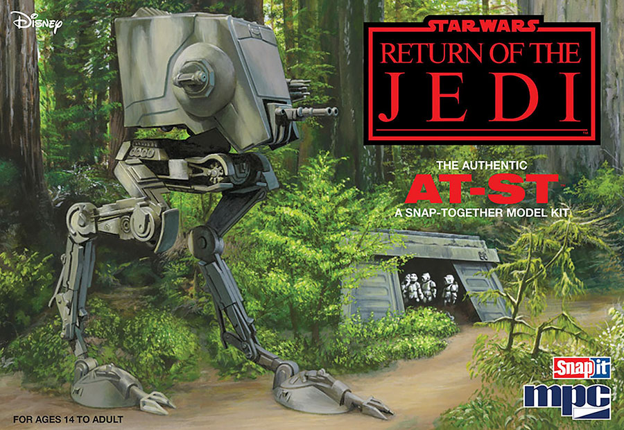 Star Wars Return Of The Jedi AT-ST Walker 1/100 Scale Model Kit