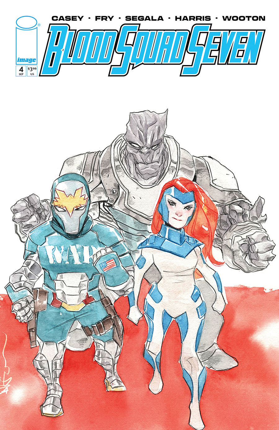 Blood Squad Seven #4 Cover C Incentive Dustin Nguyen Variant Cover