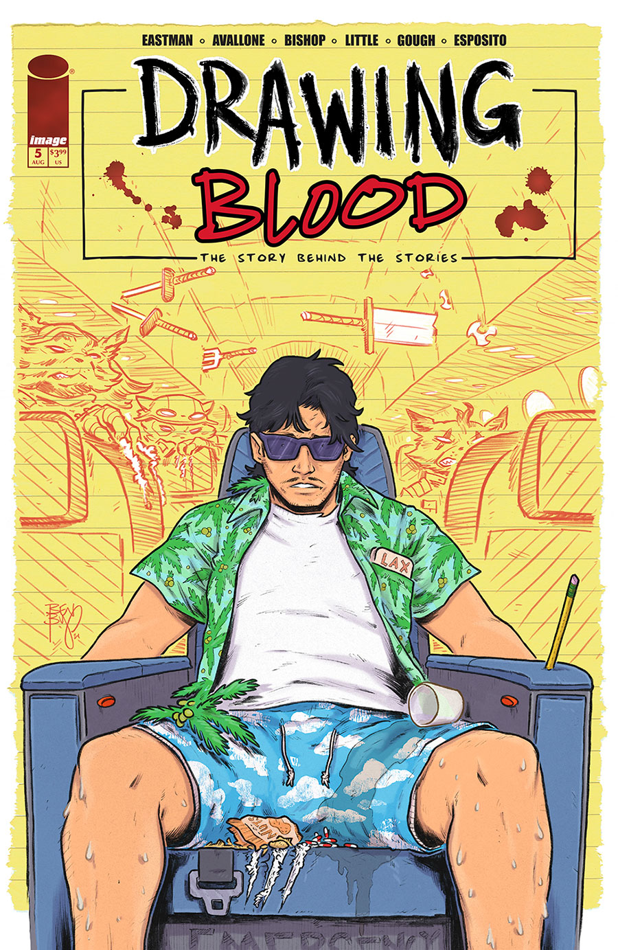 Drawing Blood #5 Cover B Variant Ben Bishop Cover