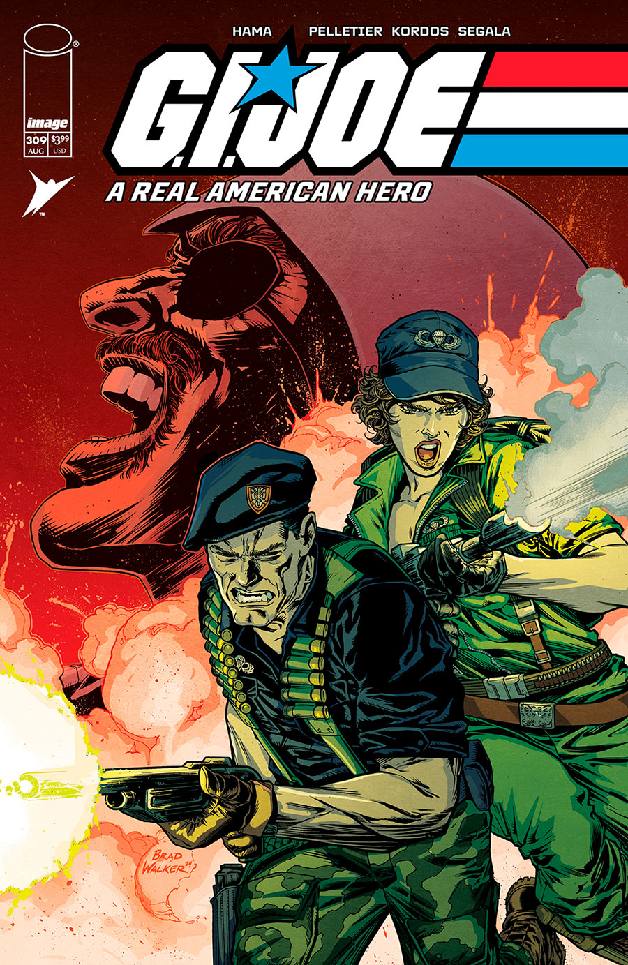 GI Joe A Real American Hero #309 Cover C Incentive Brad Walker & Francesco Segala Variant Cover