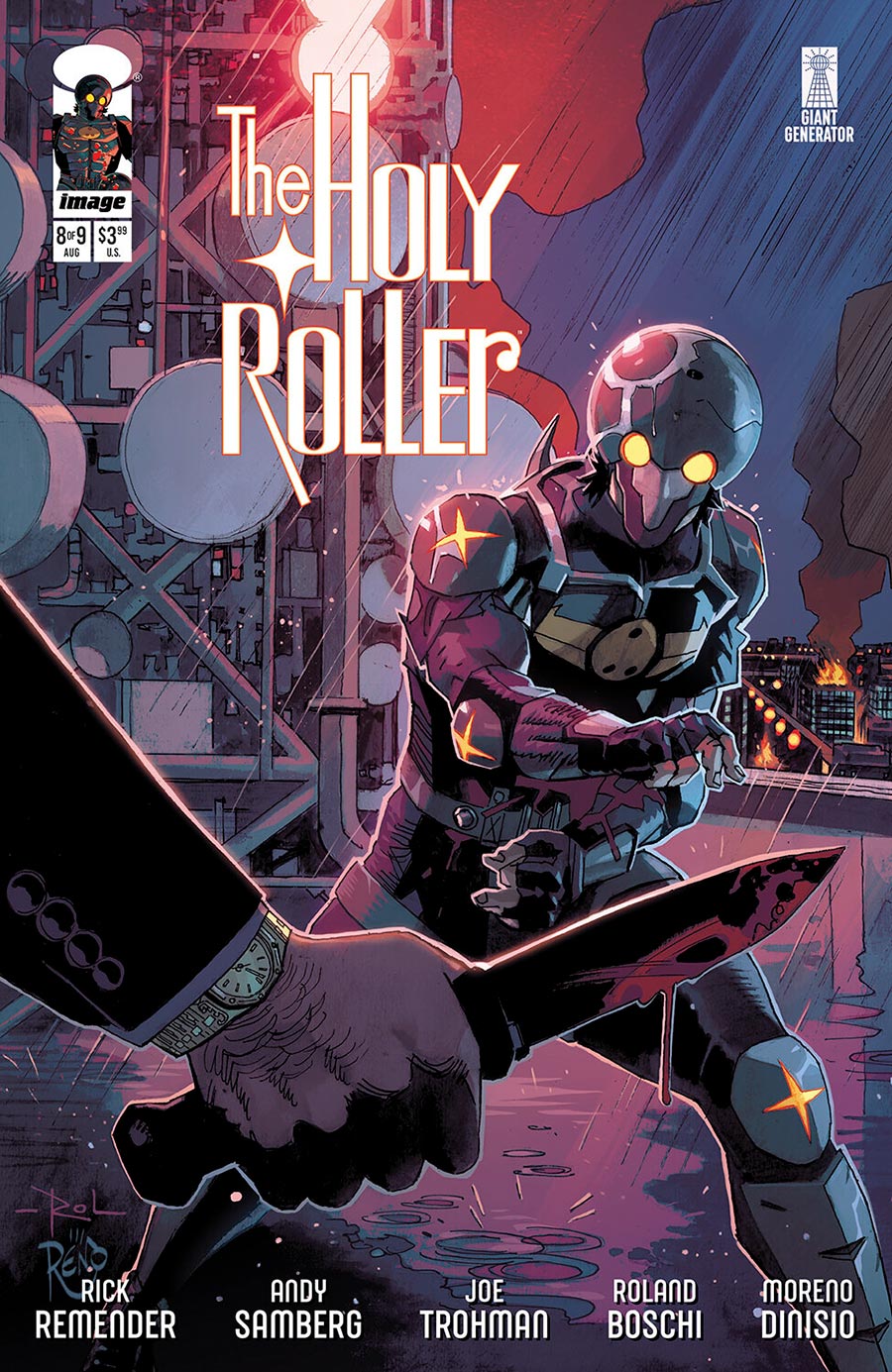 Holy Roller #8 Cover A Regular Roland Boschi & Moreno Dinisio Cover