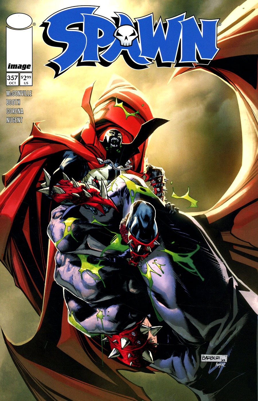 Spawn #357 Cover B Variant Carlo Barberi Cover