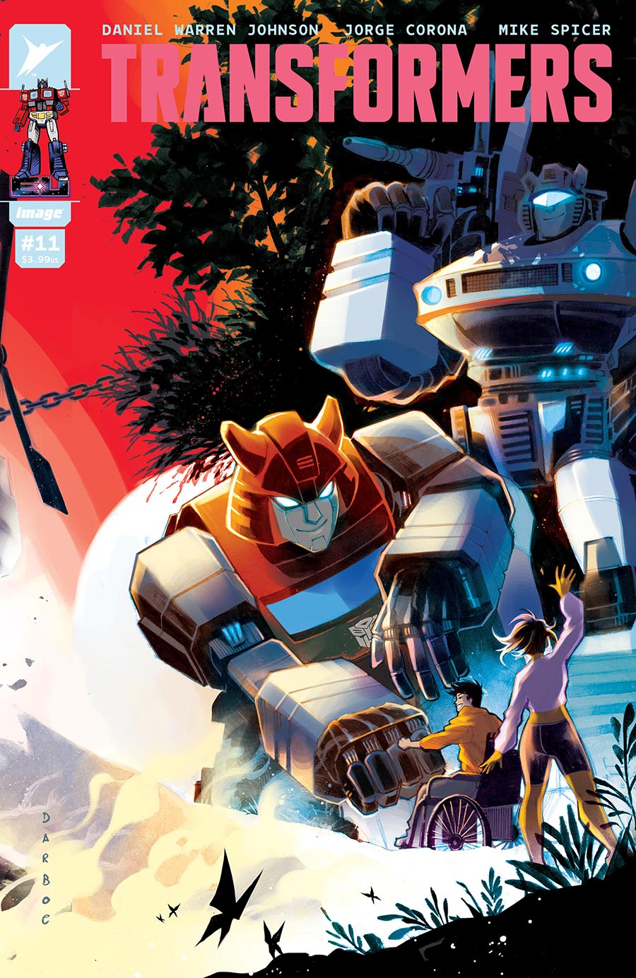 Transformers Vol 5 #11 Cover C Incentive Karen S Darboe Connecting Variant Cover (Limit 1 Per Customer)