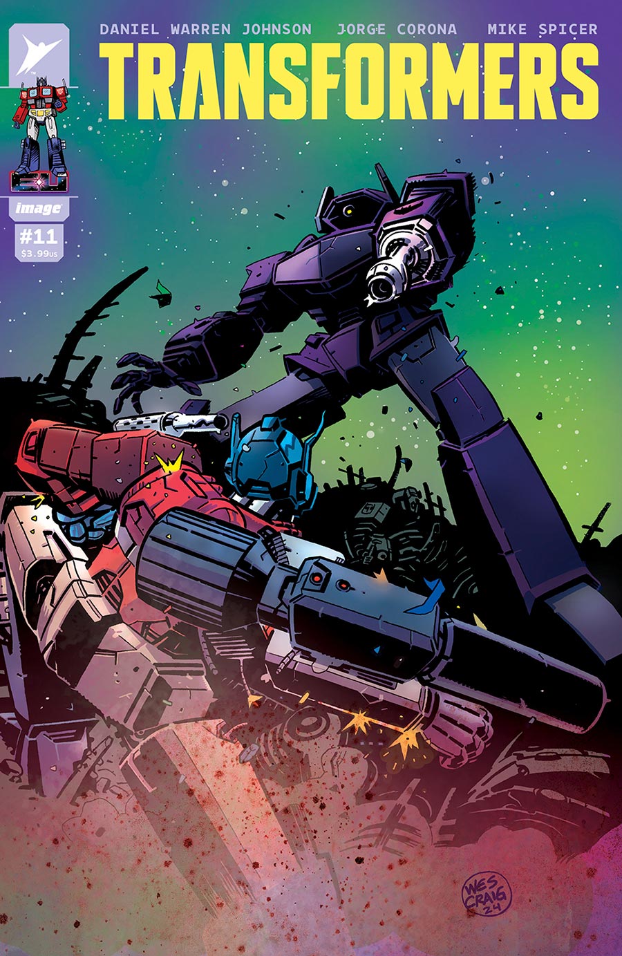 Transformers Vol 5 #11 Cover E Incentive Wes Craig Variant Cover