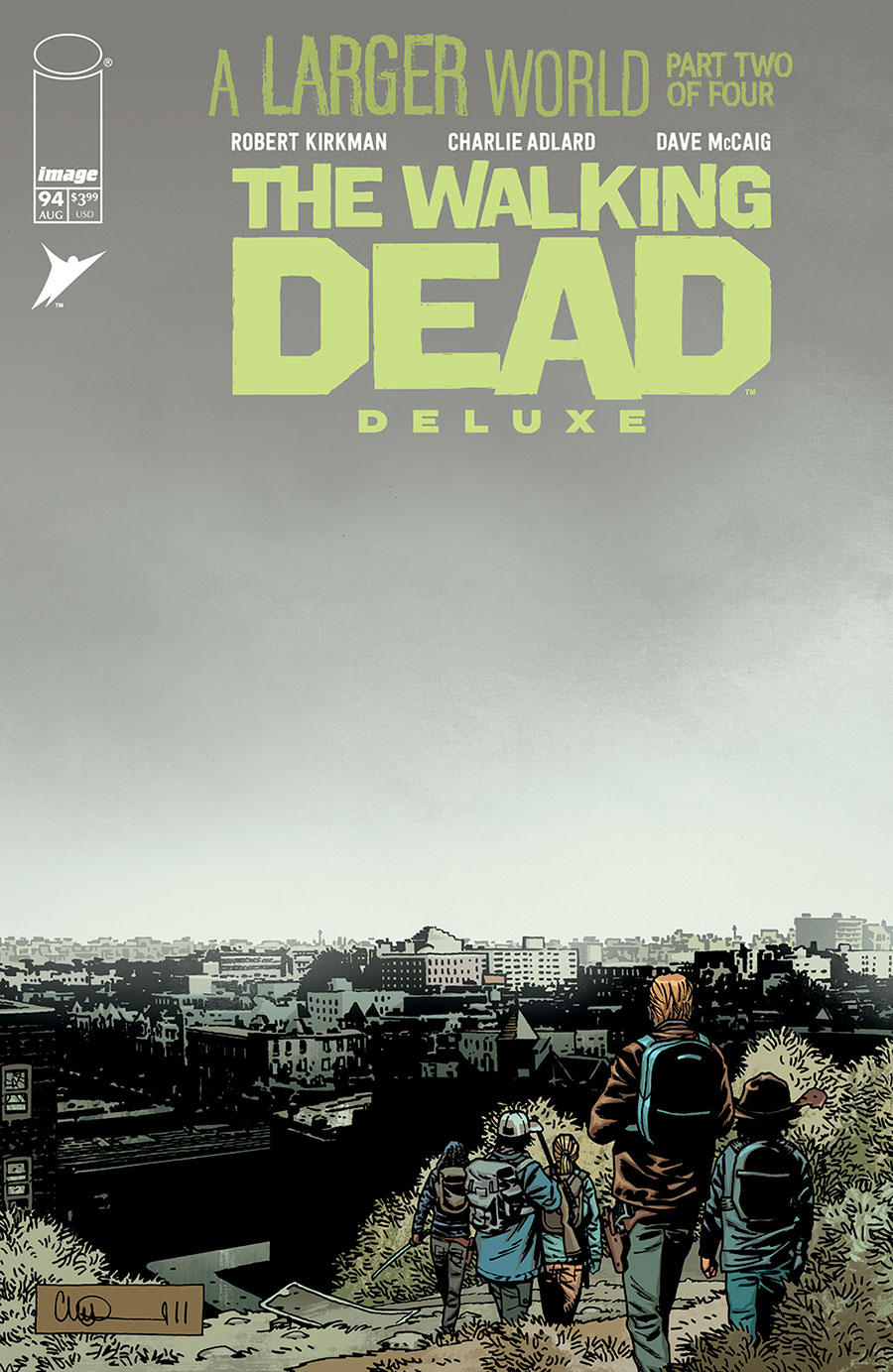 Walking Dead Deluxe #94 Cover B Variant Charlie Adlard & Dave McCaig Cover