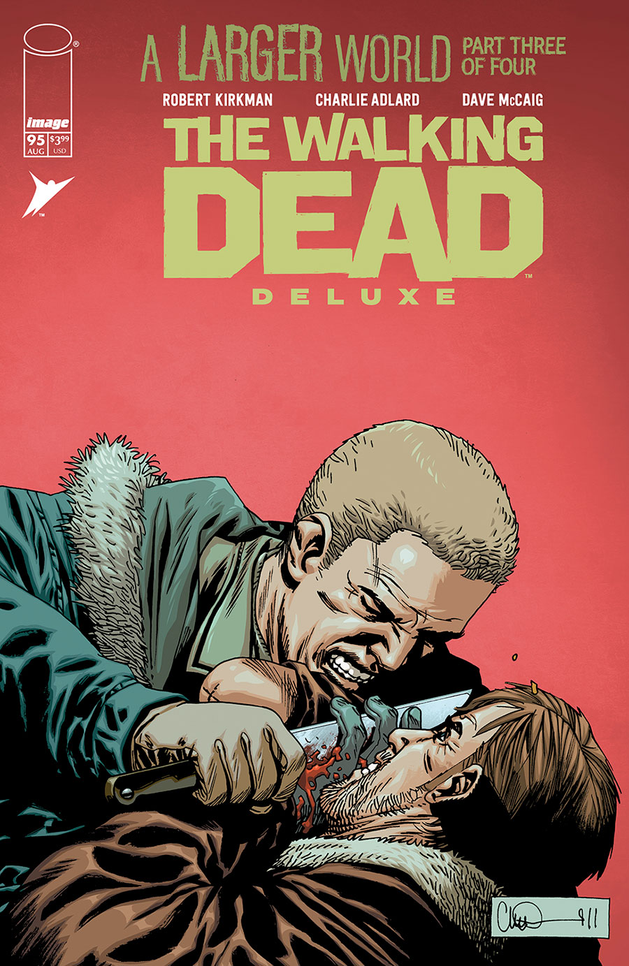 Walking Dead Deluxe #95 Cover B Variant Charlie Adlard & Dave McCaig Cover