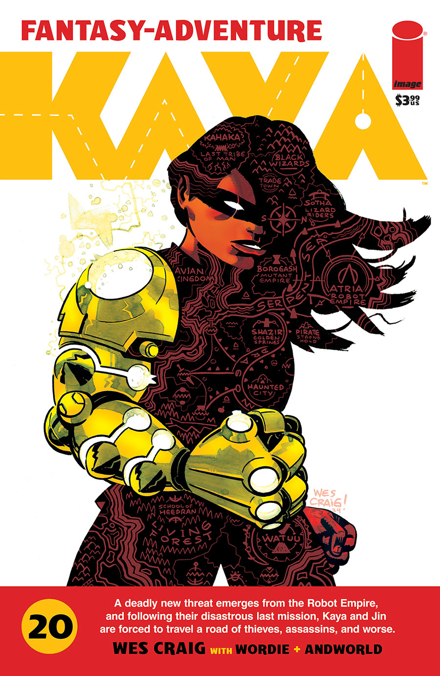 Kaya #20 Cover A Regular Wes Craig Cover