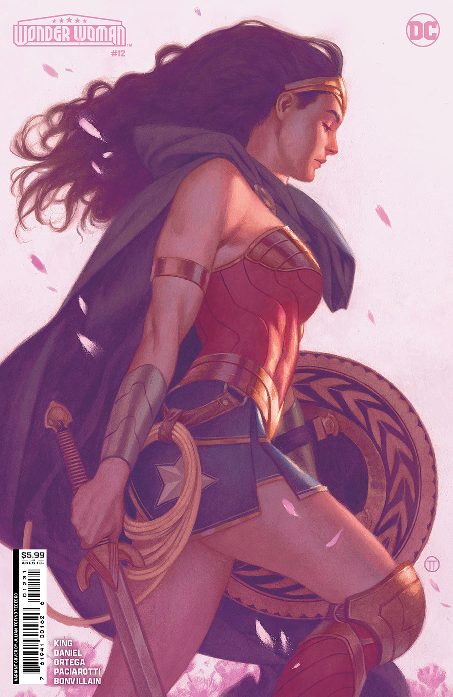 Wonder Woman Vol 6 #12 Cover B Variant Julian Totino Tedesco Card Stock Cover (Absolute Power Tie-In)