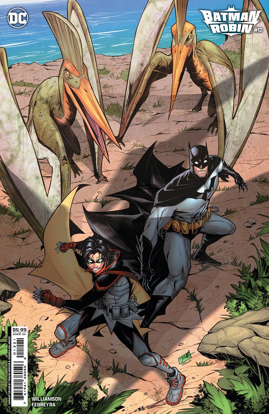 Batman And Robin Vol 3 #12 Cover C Variant Travis Mercer Card Stock Cover