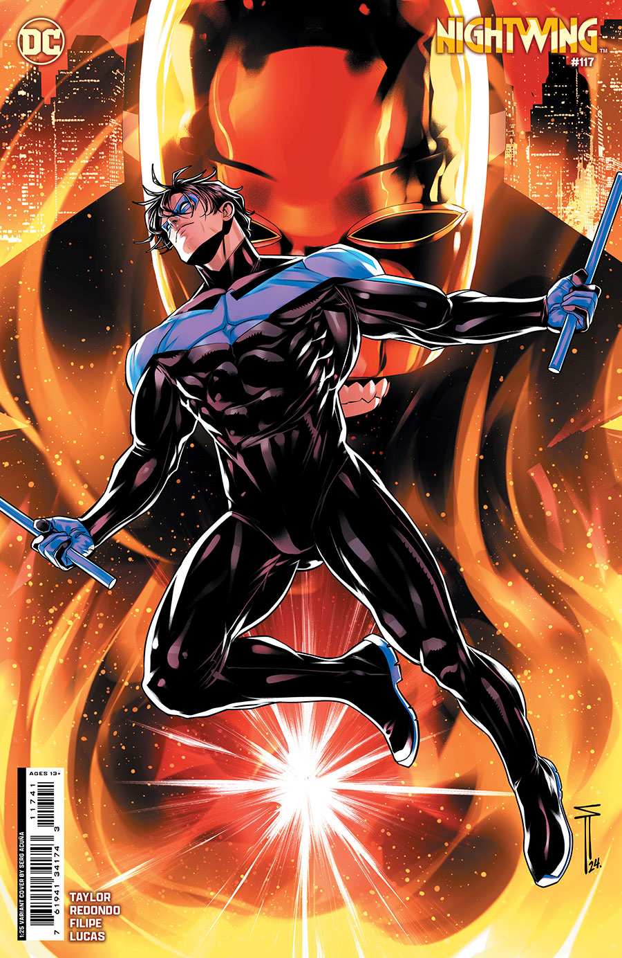 Nightwing Vol 4 #117 Cover G Incentive Serg Acuna Card Stock Variant Cover