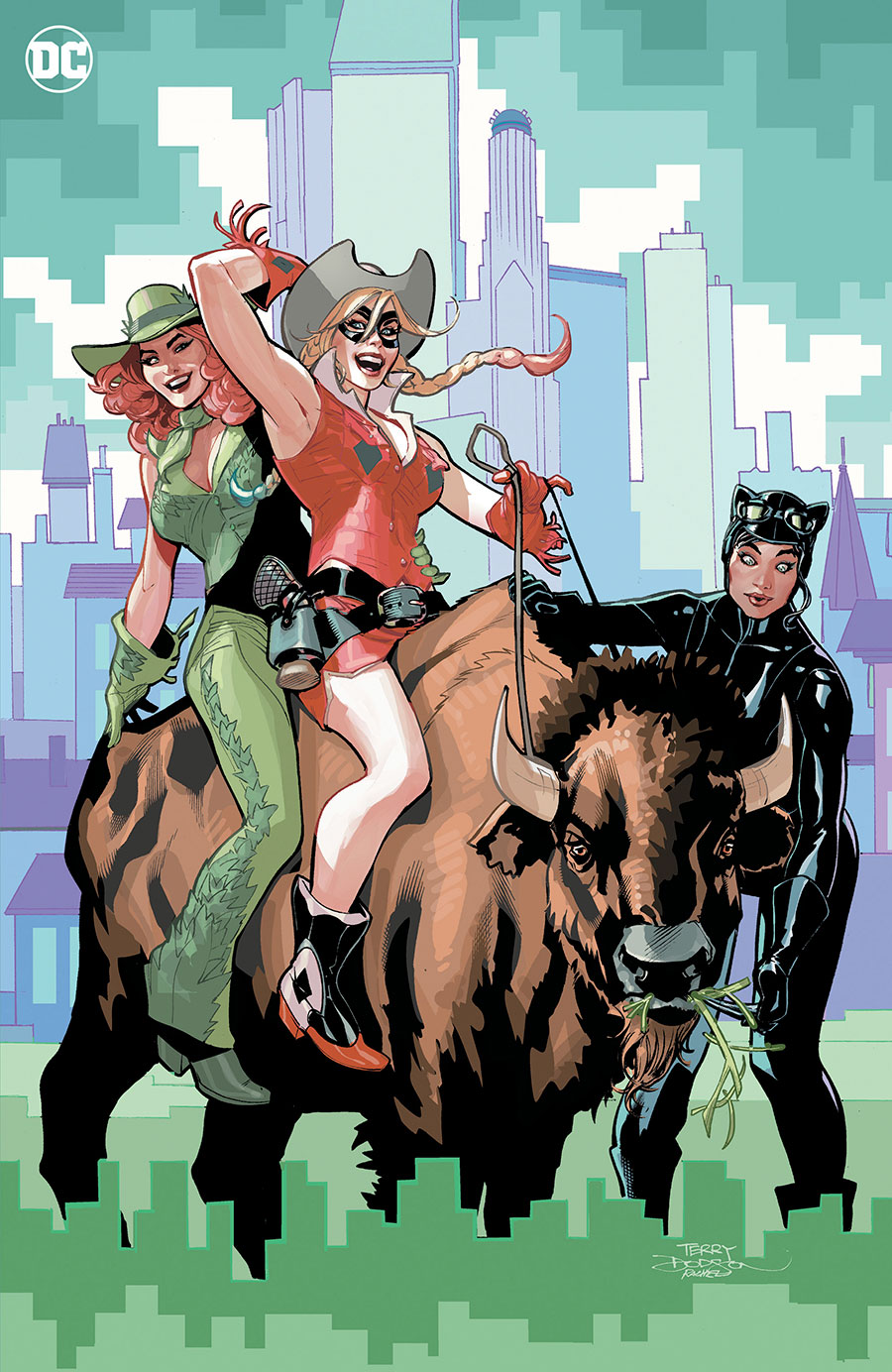 Gotham City Sirens Vol 2 #1 Cover I Incentive Terry Dodson Virgin Card Stock Variant Cover