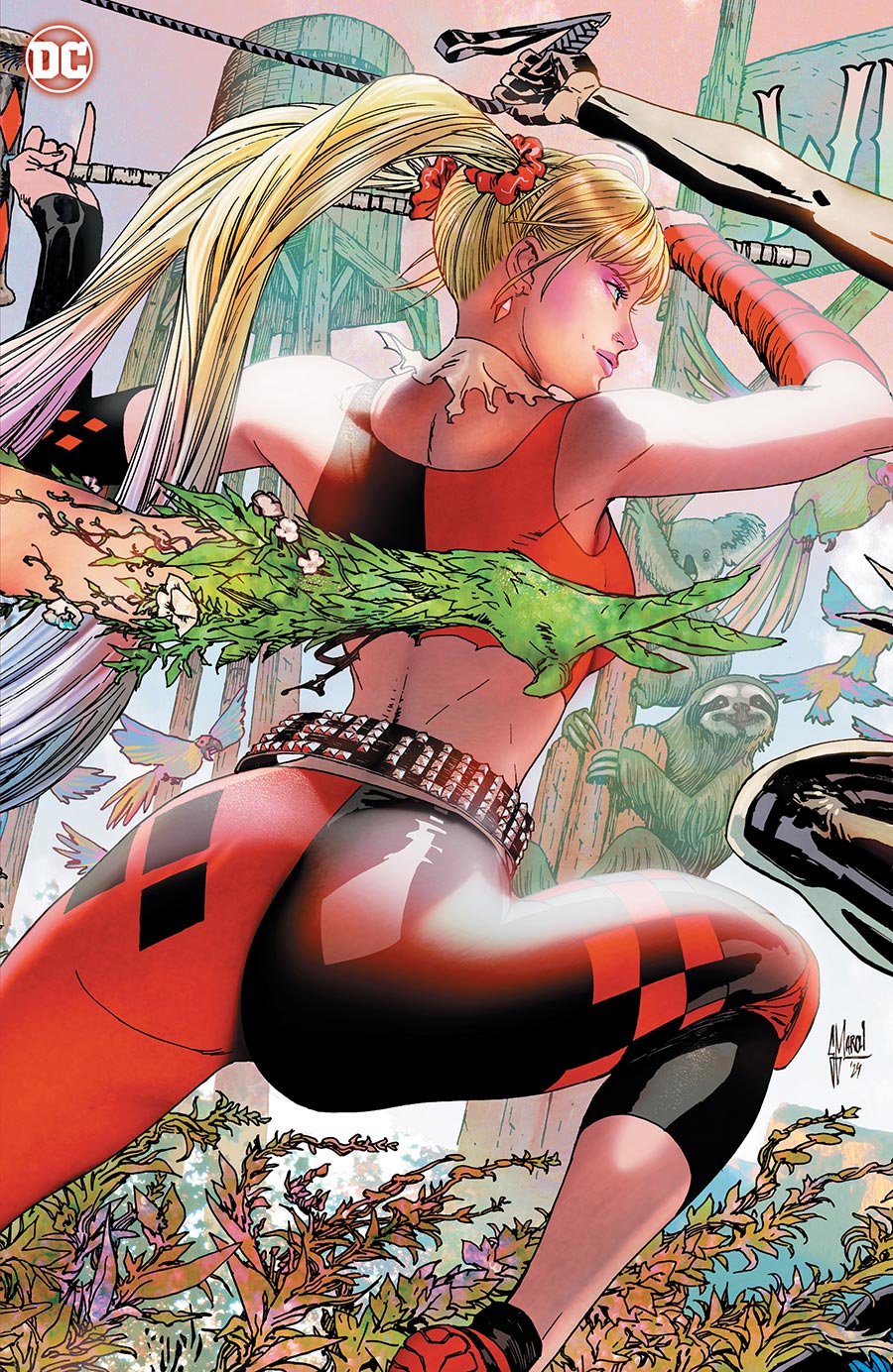 Gotham City Sirens Vol 2 #2 Cover E Variant Guillem March Connecting Prismatic Gloss Cover