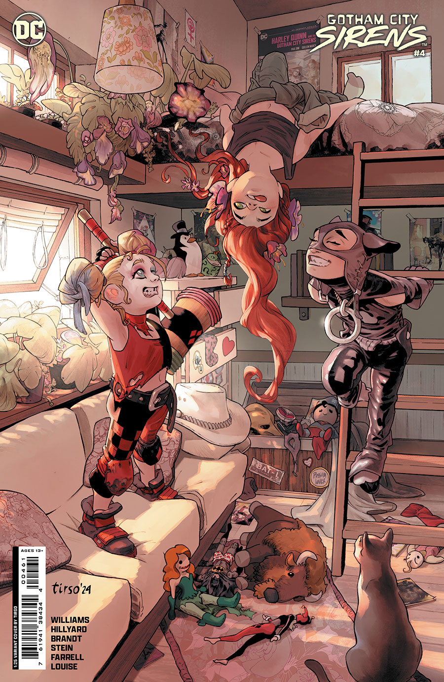 Gotham City Sirens Vol 2 #4 Cover F Incentive Tirso Cons Card Stock Variant Cover