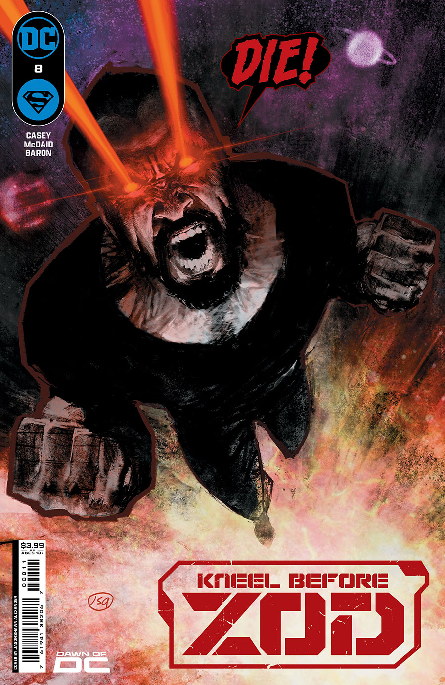 Kneel Before Zod #8 Cover A Regular Jason Shawn Alexander Cover