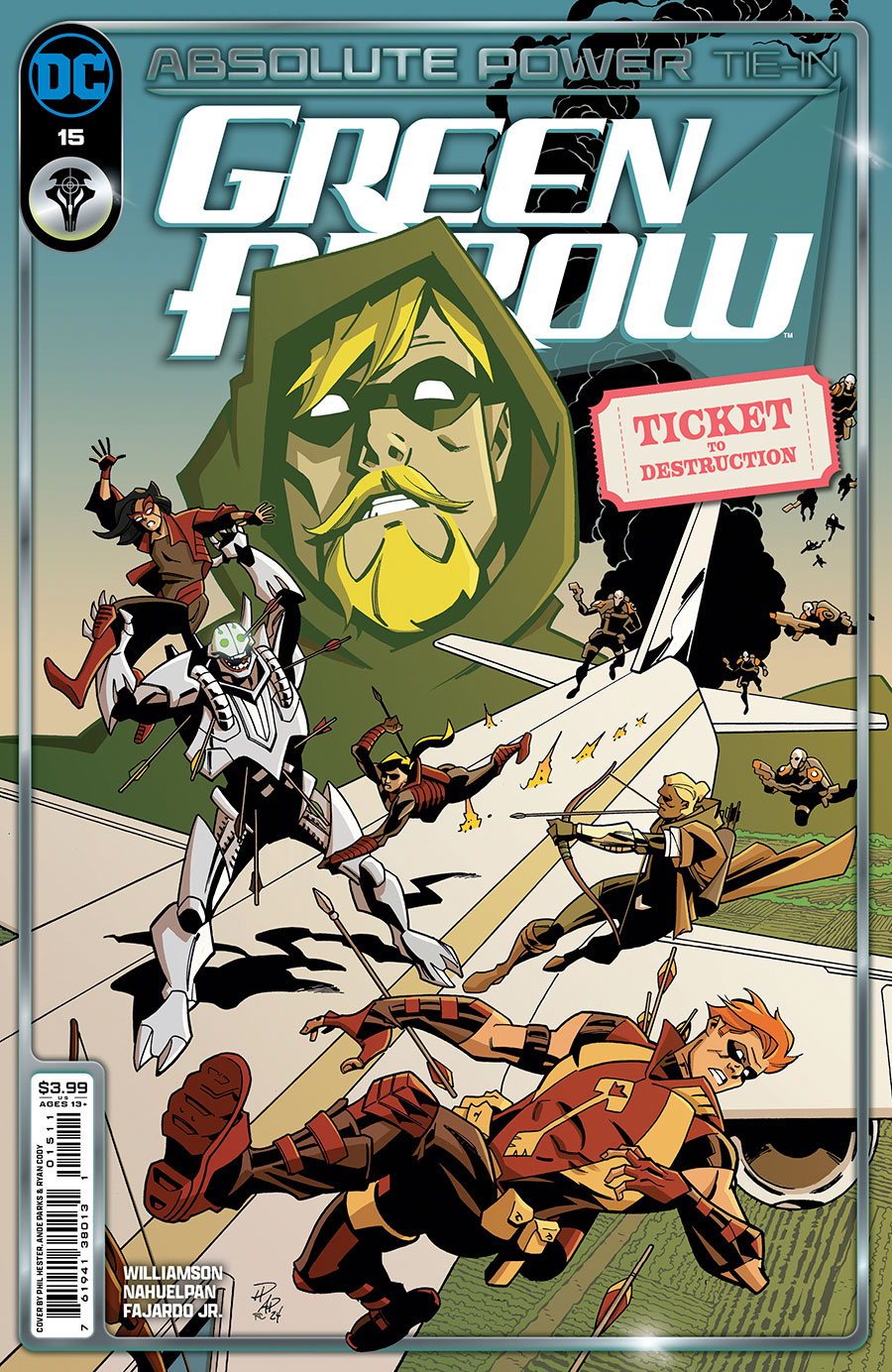 Green Arrow Vol 8 #15 Cover A Regular Phil Hester Cover (Absolute Power Tie-In)