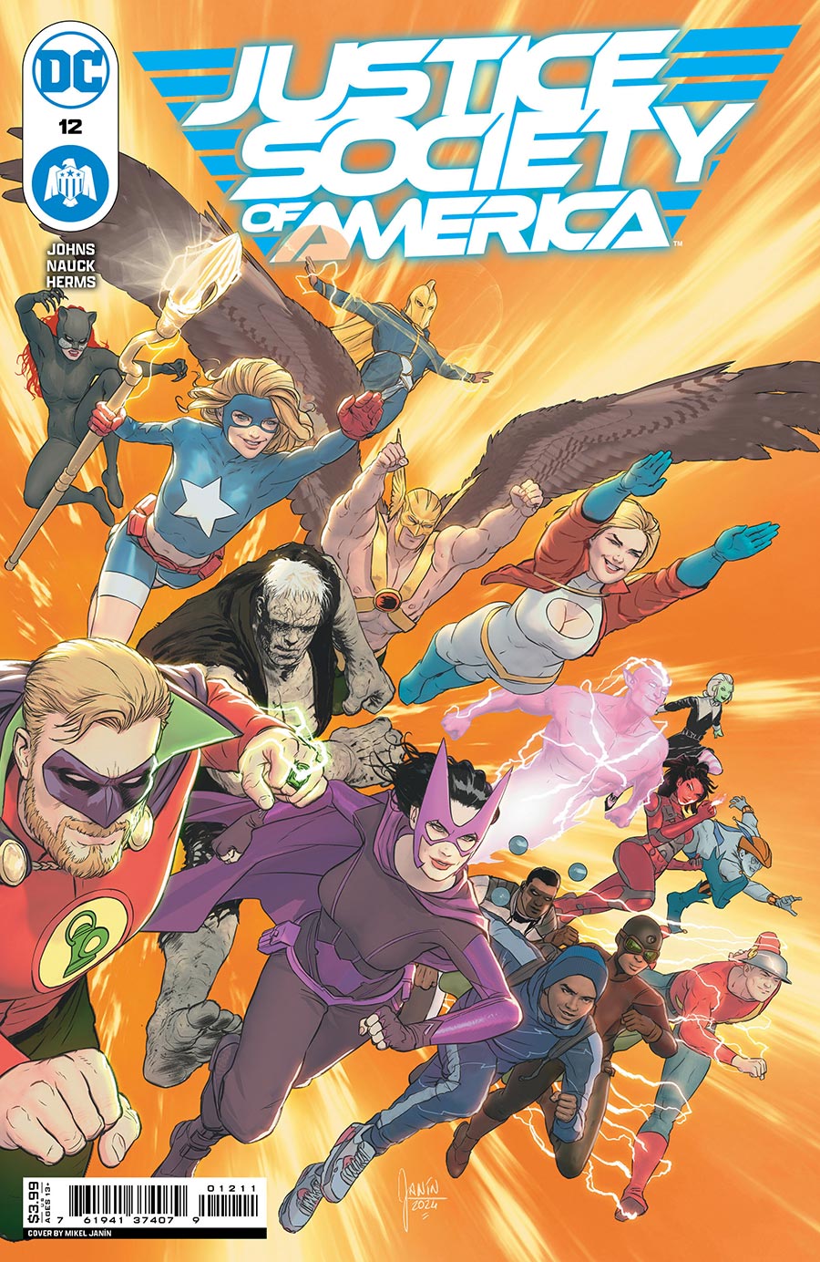 Justice Society Of America Vol 4 #12 Cover A Regular Mikel Janin Cover