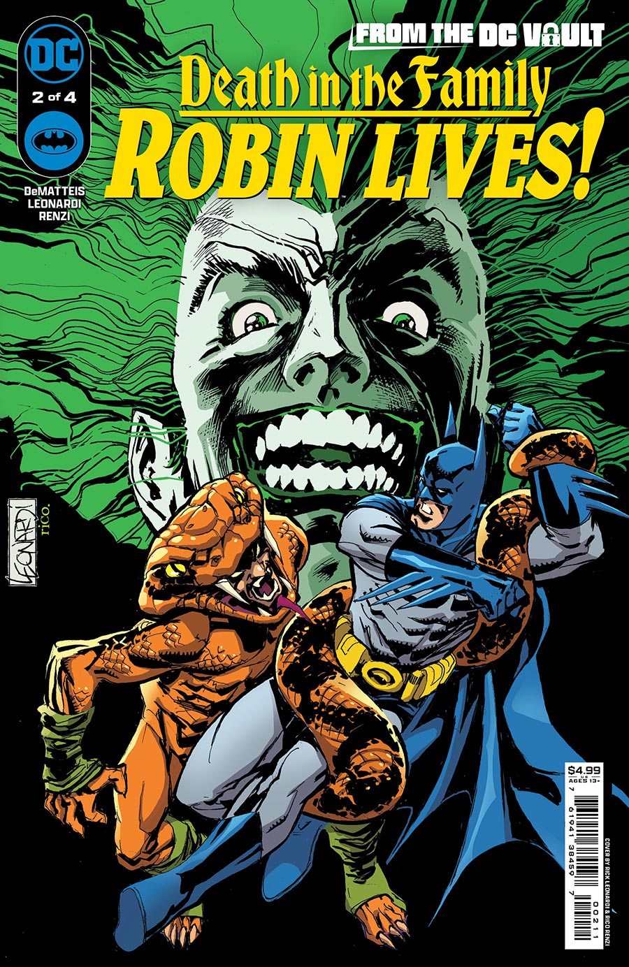 From The DC Vault Death In The Family Robin Lives #2 Cover A Regular Rick Leonardi Cover