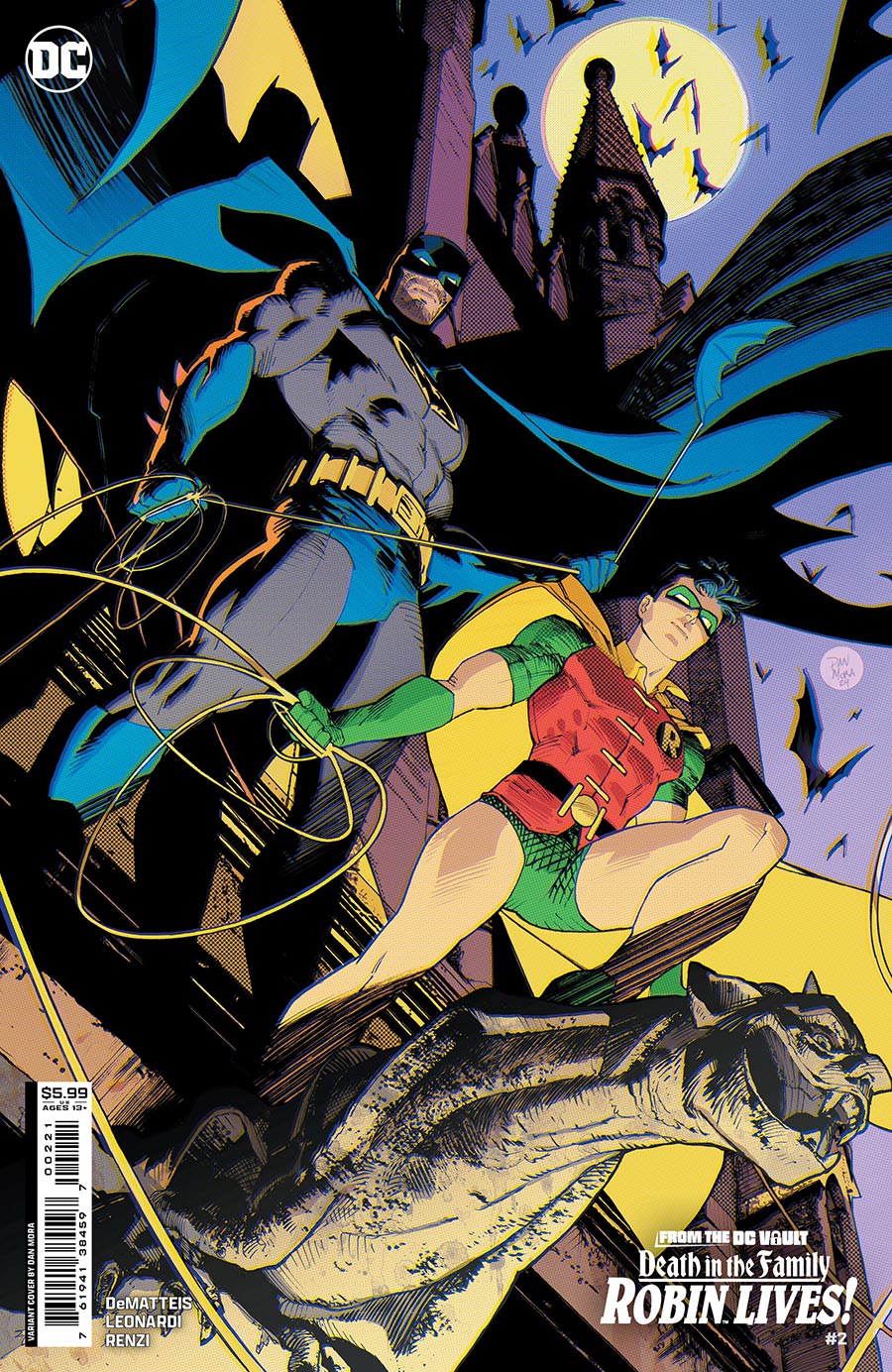 From The DC Vault Death In The Family Robin Lives #2 Cover B Variant Dan Mora Card Stock Cover