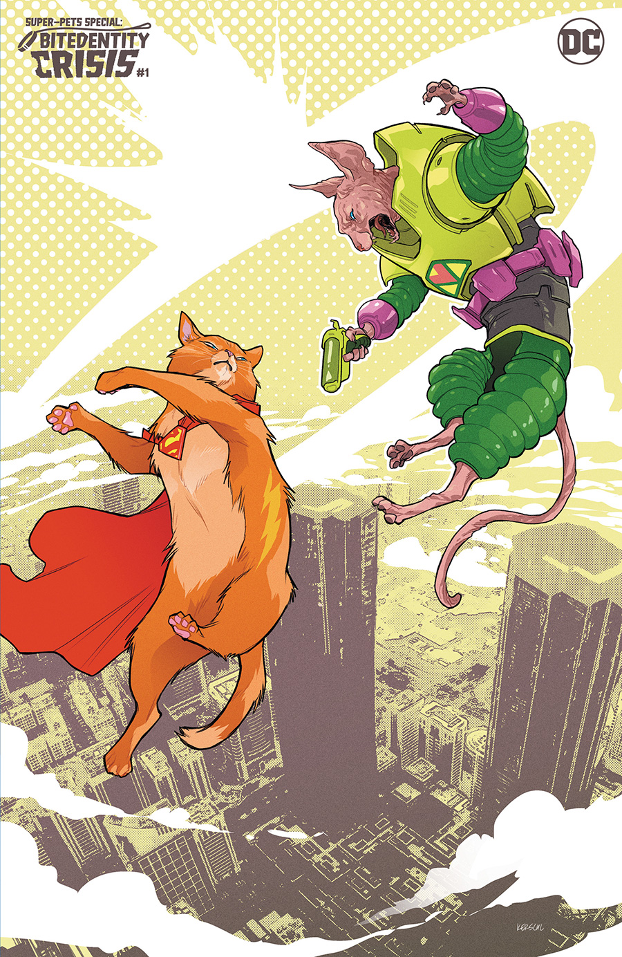 Super-Pets Special Bitedentity Crisis #1 (One Shot) Cover B Variant Karl Kerschl Card Stock Cover