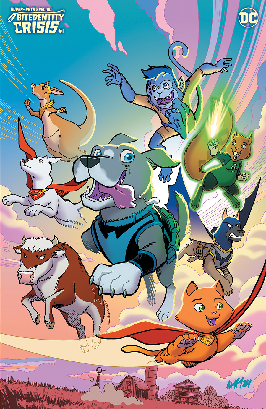 Super-Pets Special Bitedentity Crisis #1 (One Shot) Cover C Variant Tony Fleecs Card Stock Cover