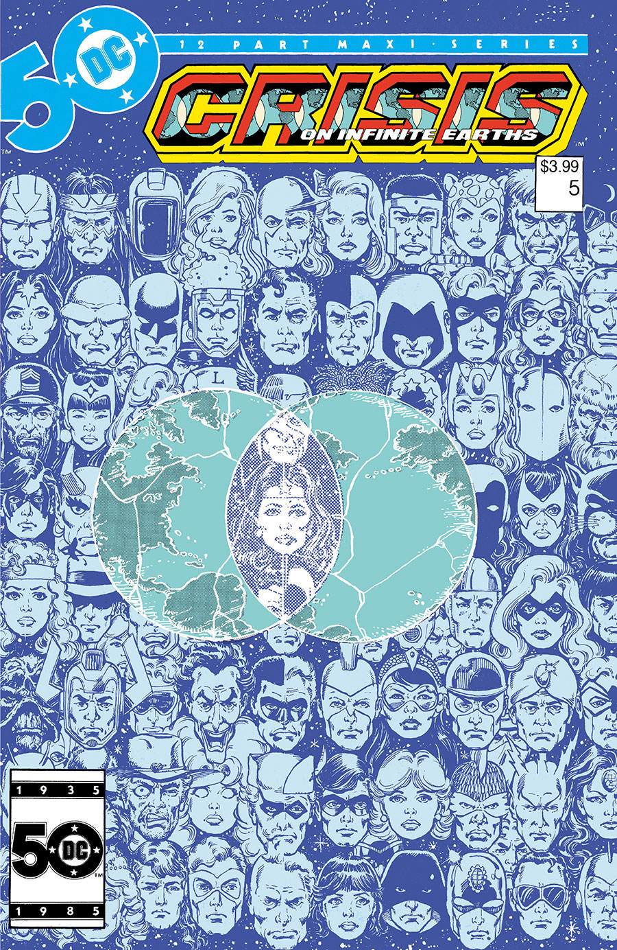 Crisis On Infinite Earths #5 Facsimile Edition Cover A Regular George Perez Cover