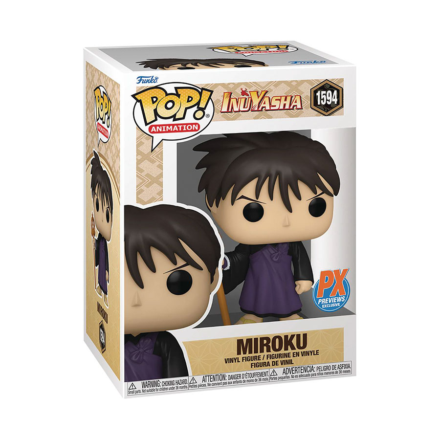 POP Animation Inu Yasha Miroku Previews Exclusive Vinyl Figure