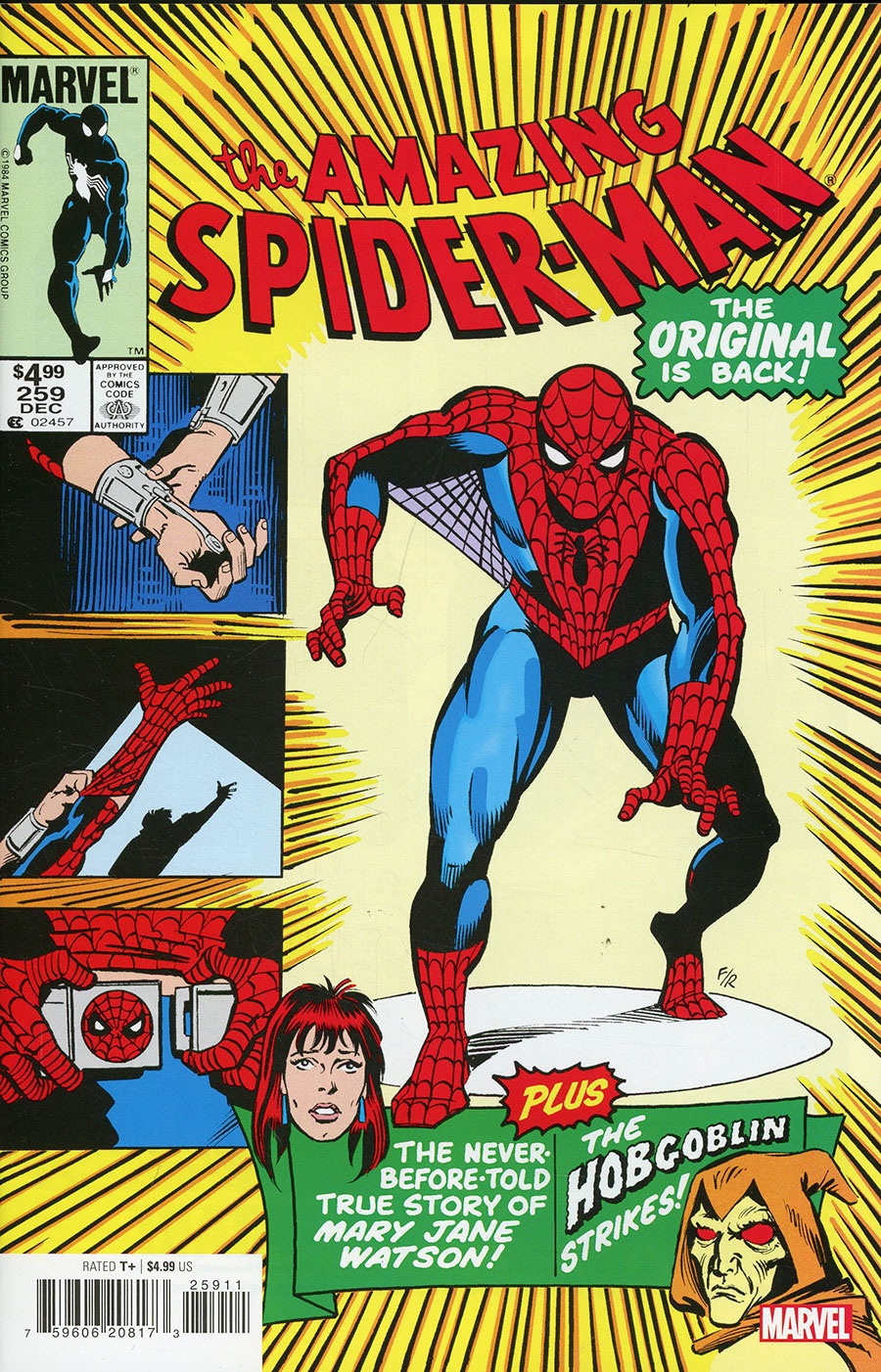 Amazing Spider-Man #259 Cover B Facsimile Edition Regular Ron Frenz Cover