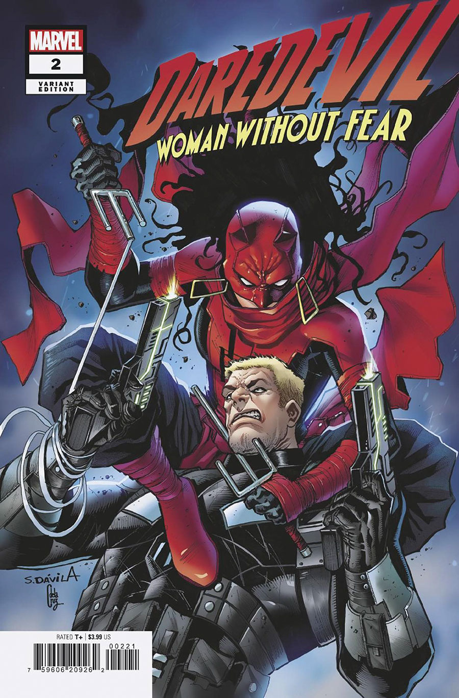 Daredevil Woman Without Fear Vol 2 #2 Cover B Variant Sergio Davila Cover