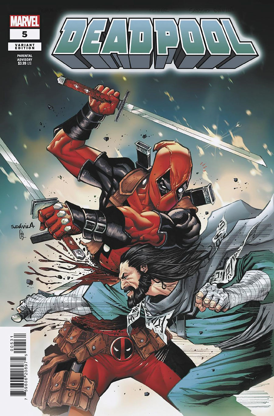 Deadpool Vol 9 #5 Cover D Variant Sergio Davila Cover