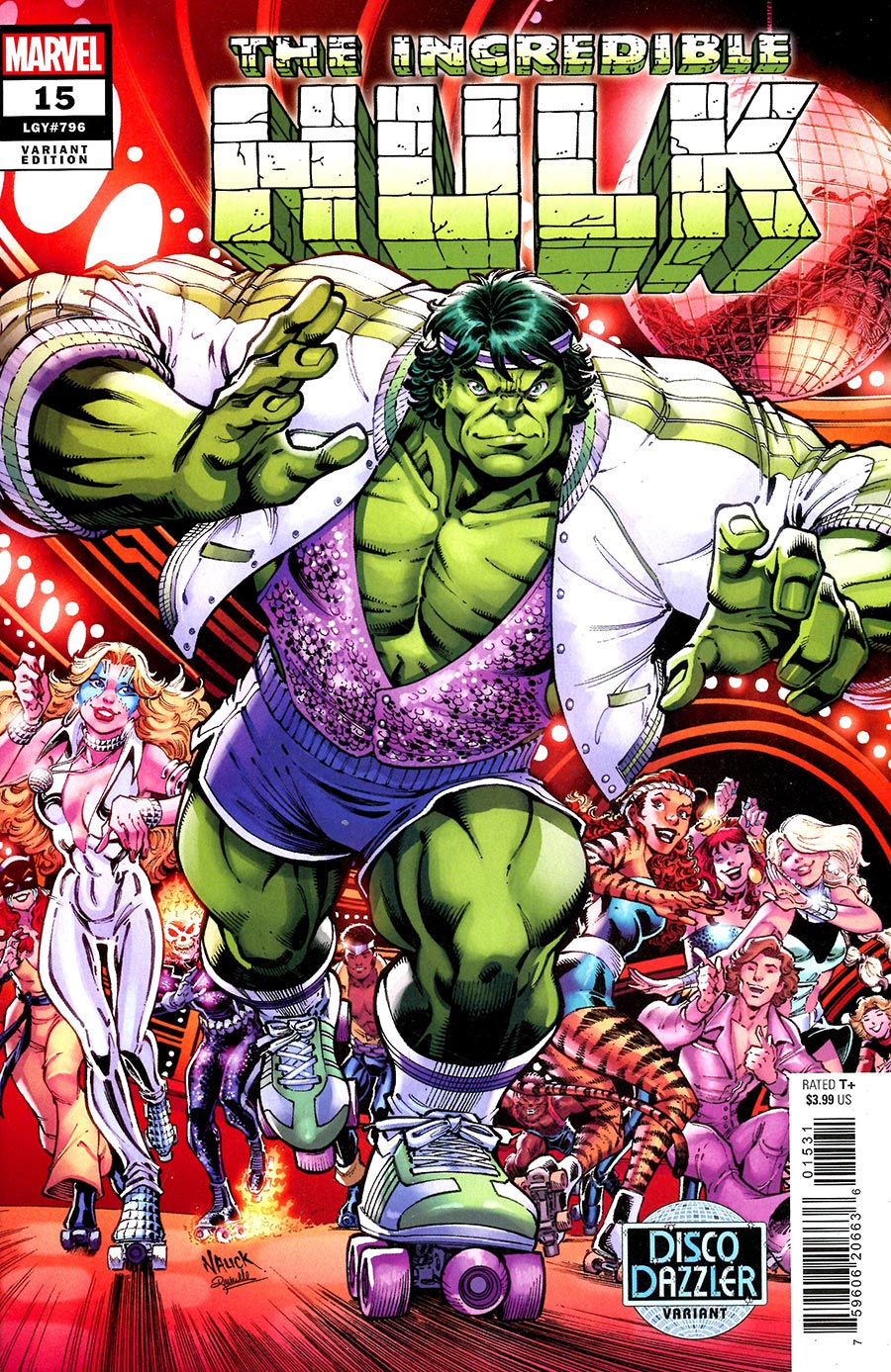 Incredible Hulk Vol 5 #15 Cover B Variant Todd Nauck Disco Dazzler Cover