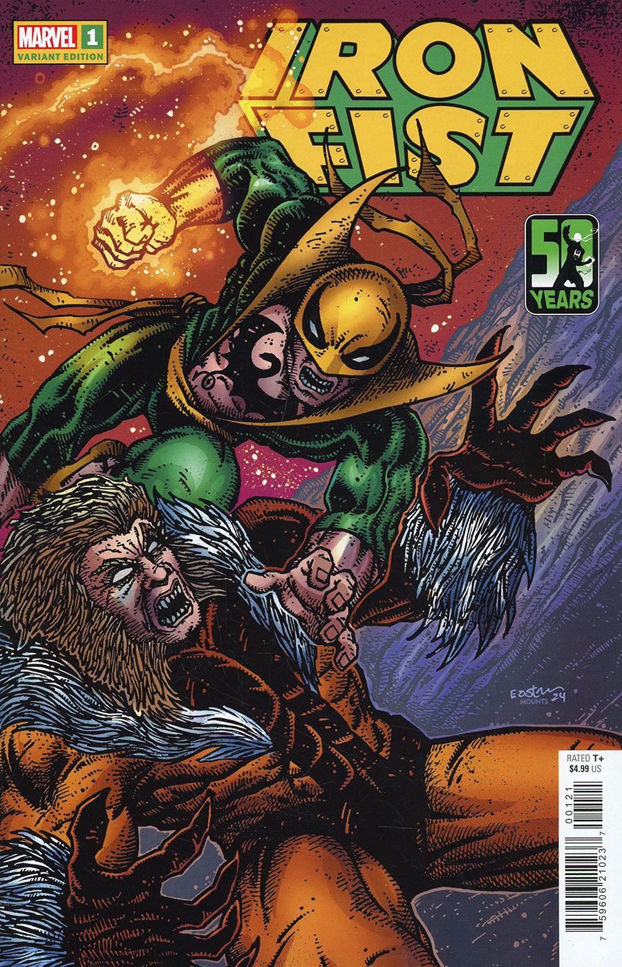 Iron Fist 50th Anniversary Special #1 (One Shot) Cover B Variant Kevin Eastman Cover