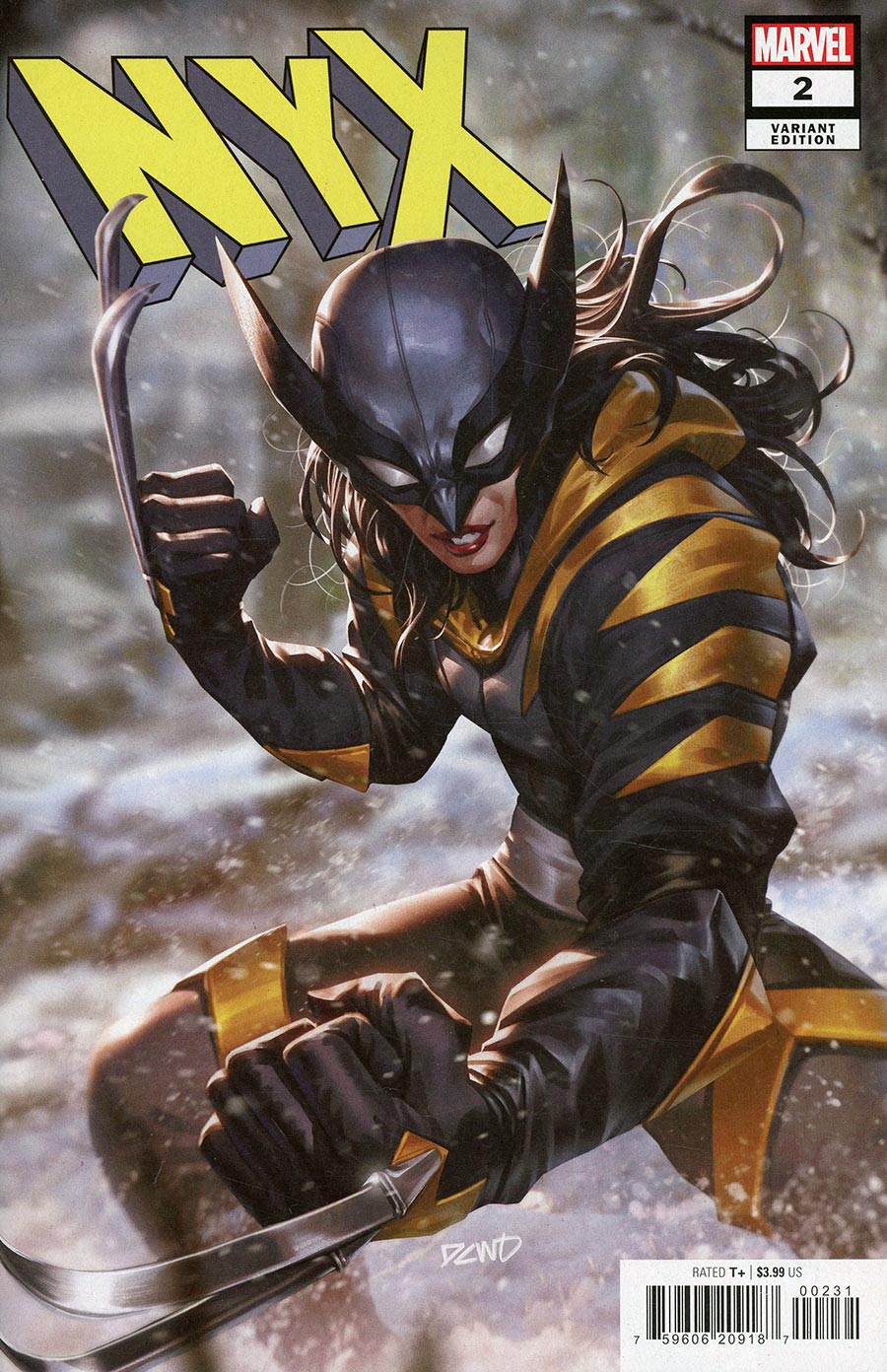 NYX Vol 2 #2 Cover B Variant Derrick Chew Wolverine Cover